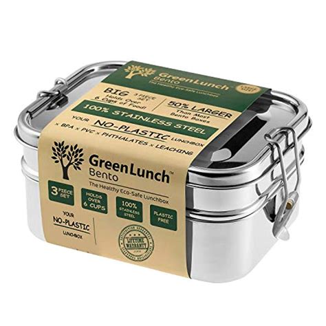 stainless steel 3-in-1 bento lunch box free life-time warranty|bento lunch box.